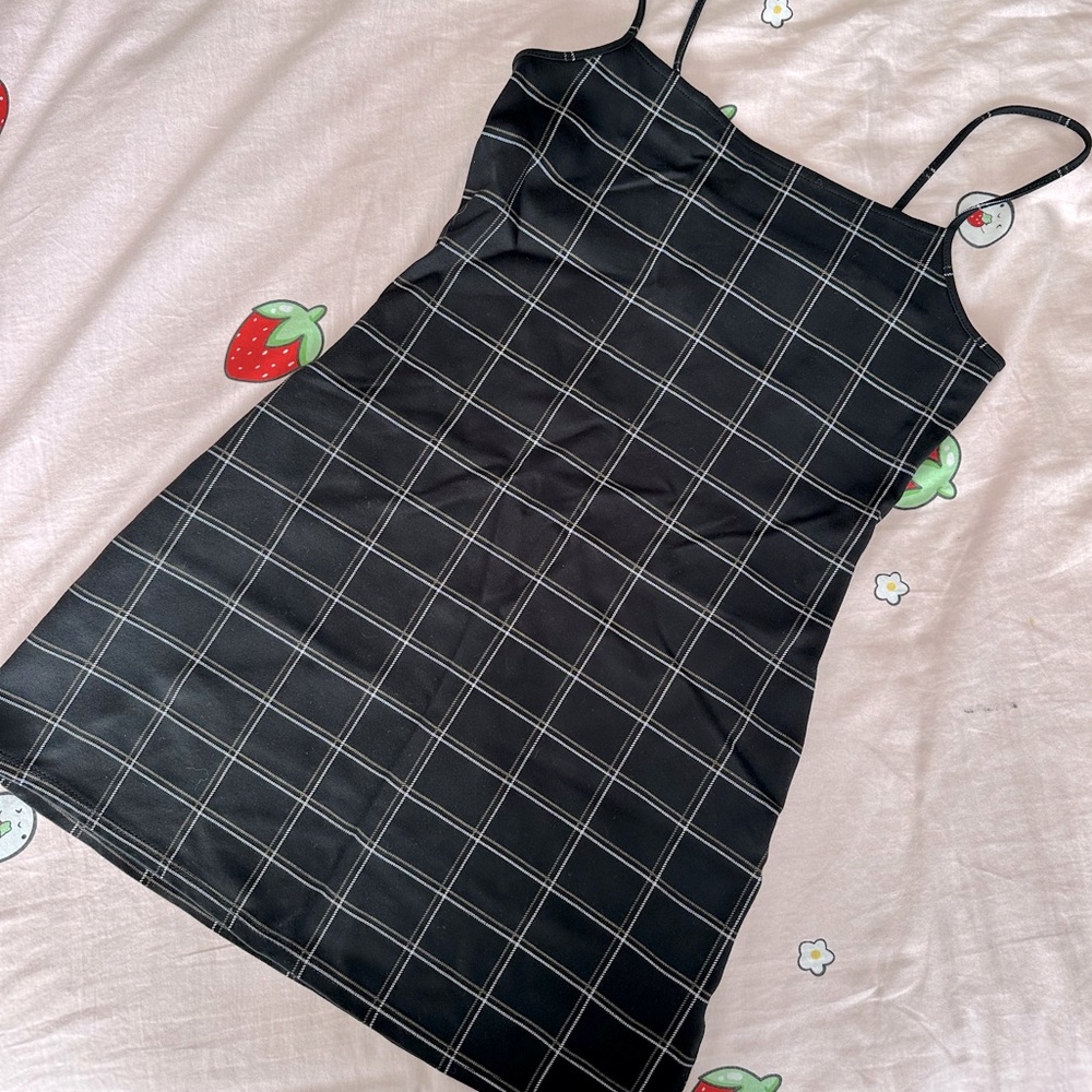Plaid Mini Dress